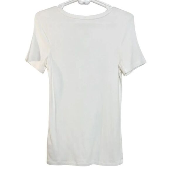 a new day Crazy Plant Lady Short Sleeve Shirt White & Black Small - Picture 2 of 4